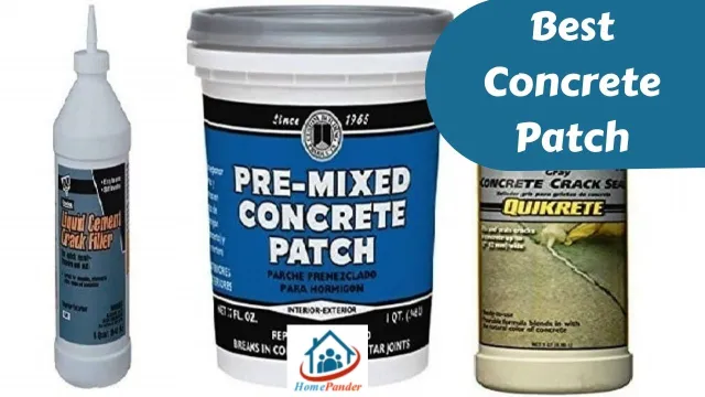 Best Concrete Patch 2023: Reviews and Buyer’s Guide