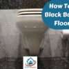 how to clean black bathroom floor tiles