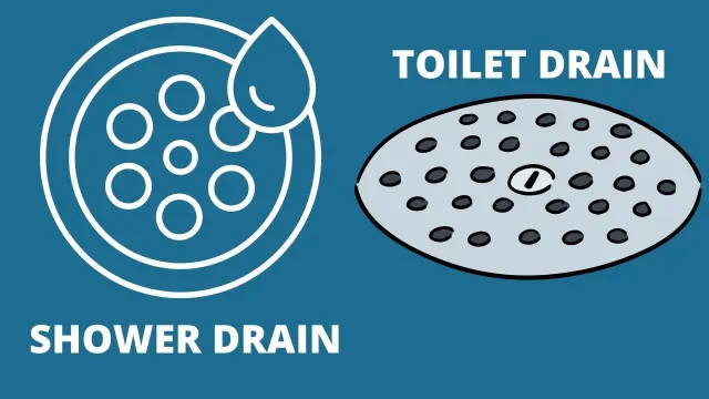 shower and toilet drain