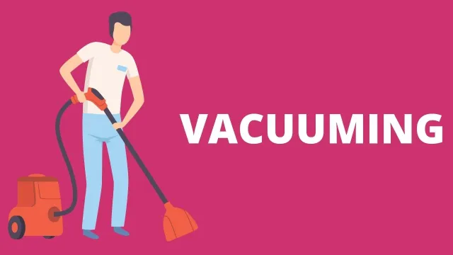 Vacuuming Floor