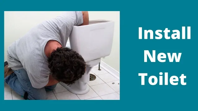 install new toilet