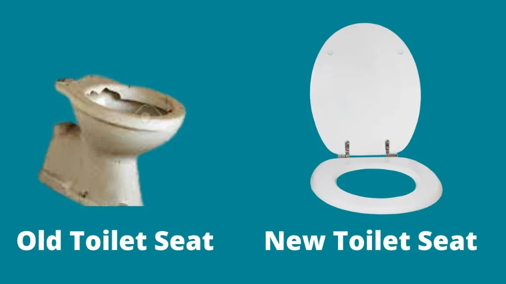 remove old toilet seat