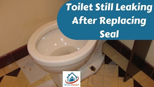 Toilet Still Leaking After Replacing Seal