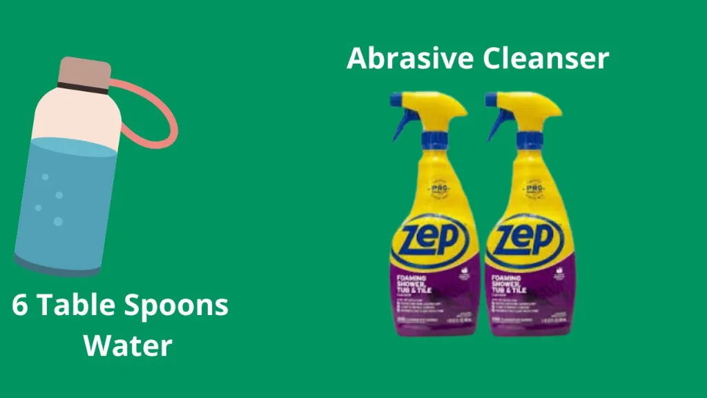 water abrasive cleaner