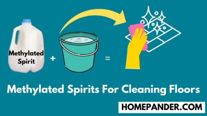 cleaning wooden floors with methylated spirits