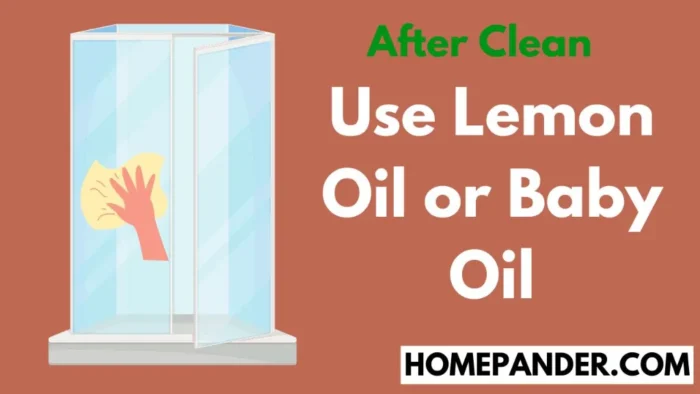 lemon oil for cleaning shower doors