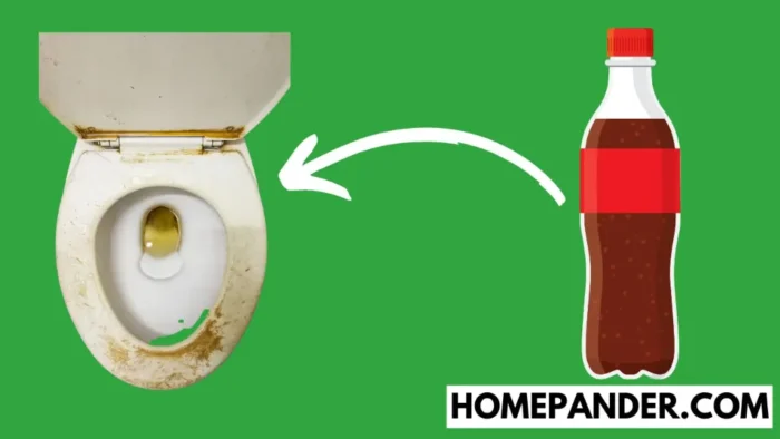 clean toilet bowl stains with coke