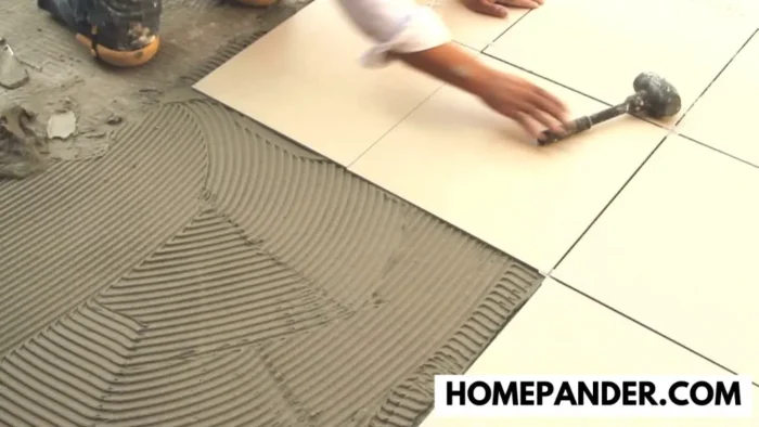 how to install tile floor