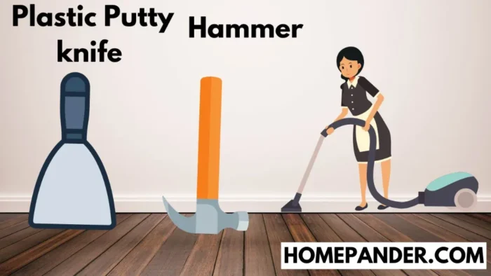 plastic putty knife hammer vacuum