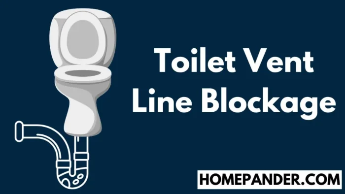 toilet vent line blockage