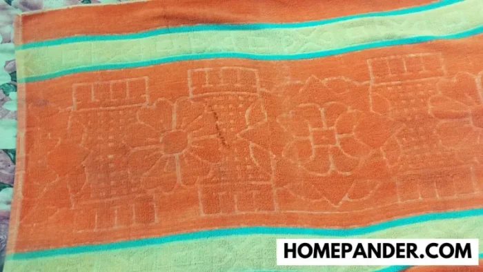 How to Get Rid of Orange Spots On Towels 