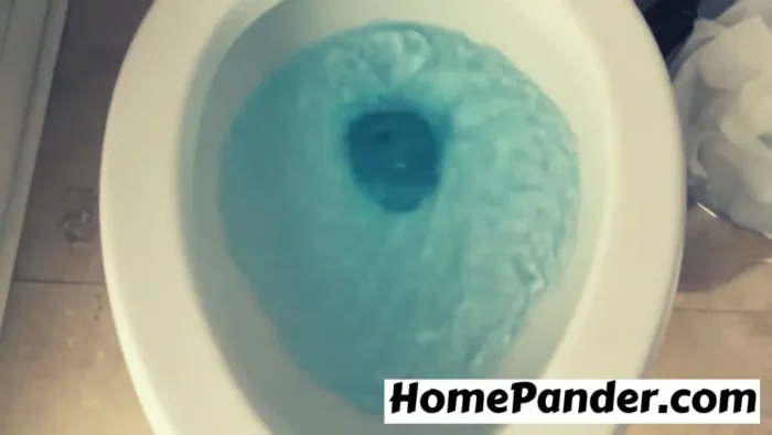 How to Get Blue Toilet Water