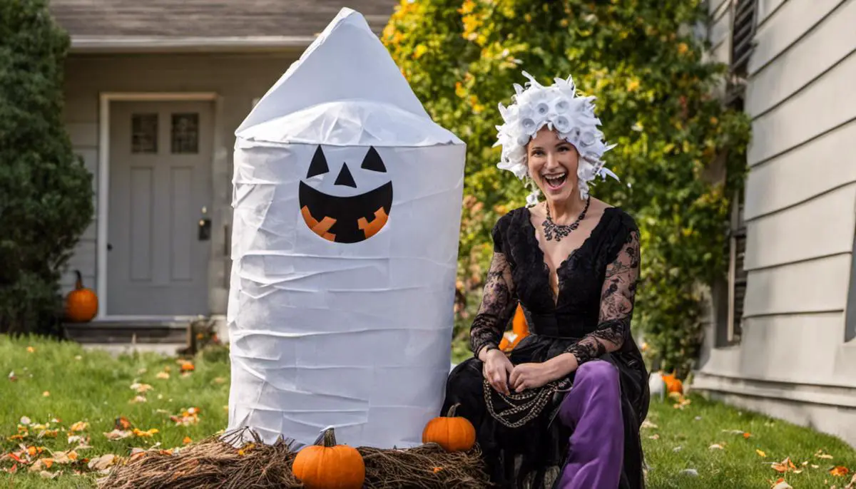 Toilet Paper Halloween Costume