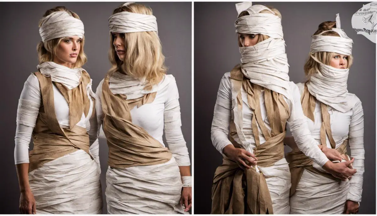 Toilet Paper Halloween Costume