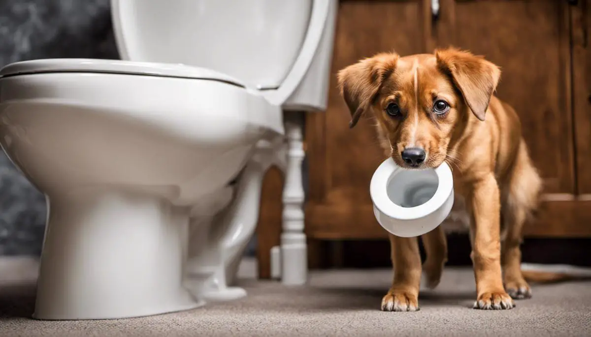 why dogs drink toilet water