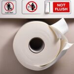 Do Not Flush Toilet Paper Sign