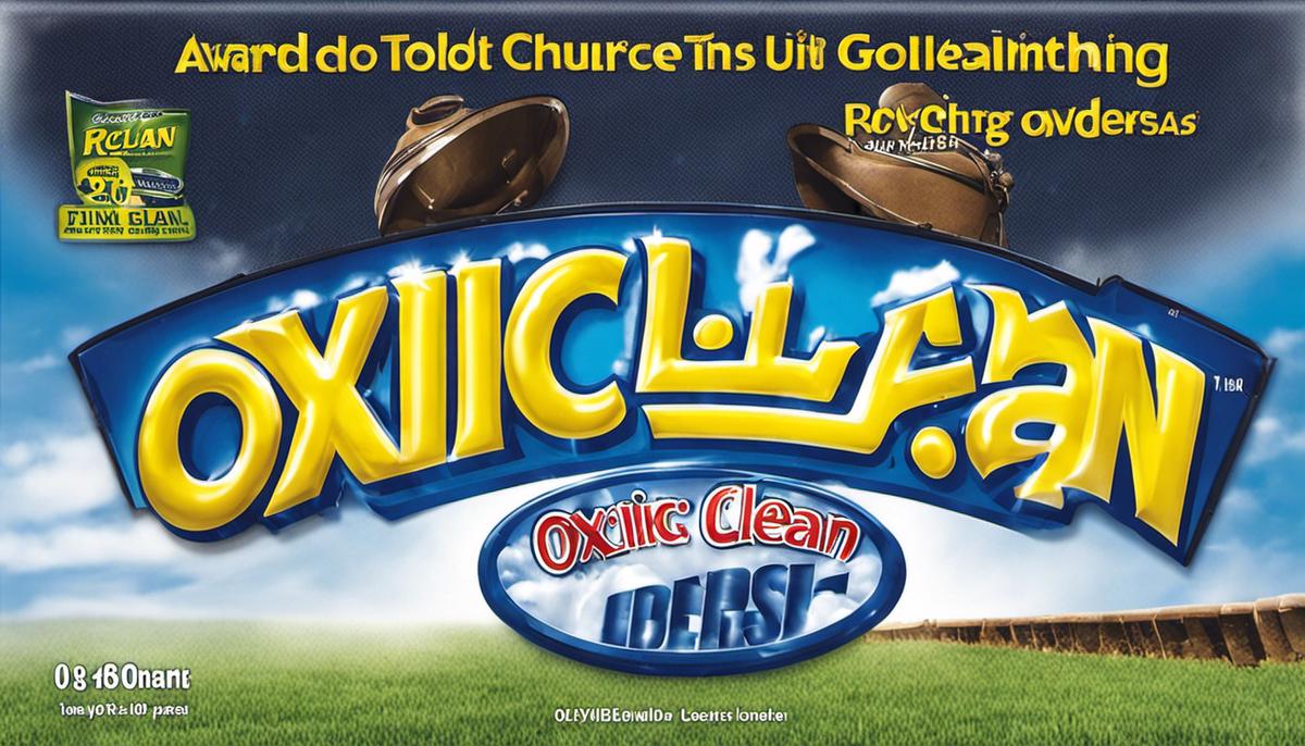 An image of OxiClean Toilet Bowl Cleaner, showing its packaging and branding.