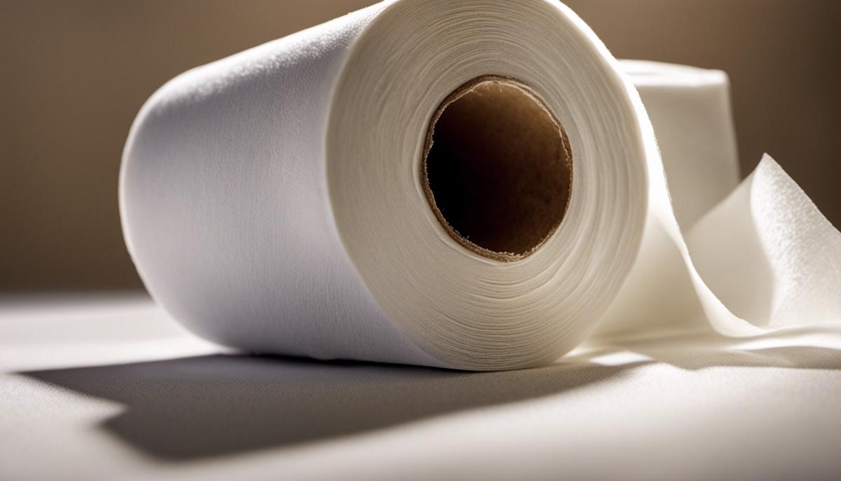 Image of a roll of toilet paper